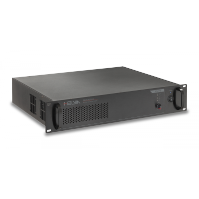 Rádio profissional preto HELIX DUKE RADIO com painel ventilado e botões