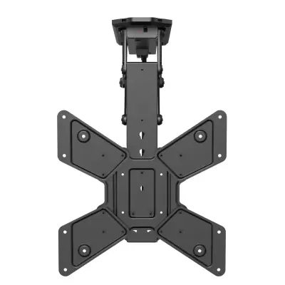 Suporte de teto preto para televisão ou monitor