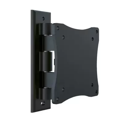 Suporte de parede para ecrã preto em metal