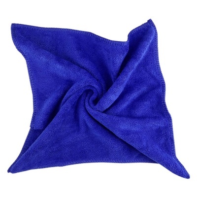 Pano de microfibra azul quadrado