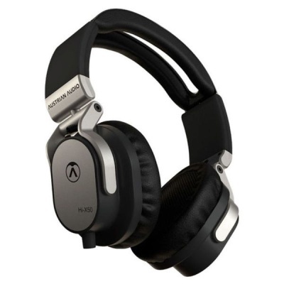Auscultadores Austrian Audio H-X50 over-ear pretos e prateados
