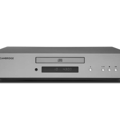 Leitor de CD cinzento Cambridge AXC25 com visor digital