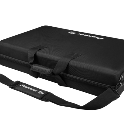 Mala preta para transporte com alça e logótipo Pioneer DJ