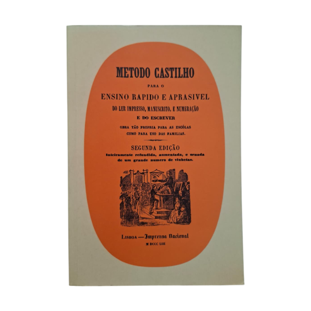 Publicações Serrote - Livro Método Castilho Capa de livro com selo laranja e texto em português antigo.