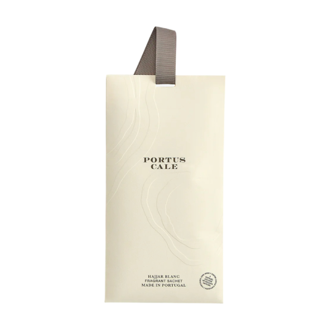Sachet perfumado creme PORTUS CALE com fita cinzenta