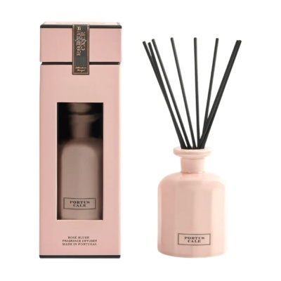 Difusor de fragrância Portus Cale Rosé Blush com embalagem rosa