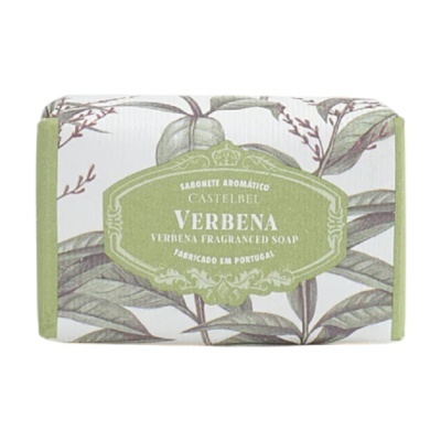 Sabonete aromático Castelbel Verbena com embalagem decorada