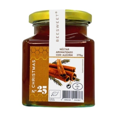 Frasco de néctar aromatizado com alecrim e canela