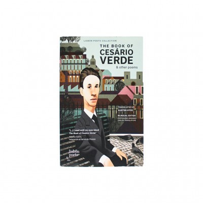 Capa do livro The Book of Cesário Verde & other poems com ilustração e texto