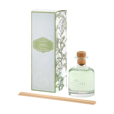 Difusor de fragrância Castelbel Verbena com caixa e garrafa de vidro