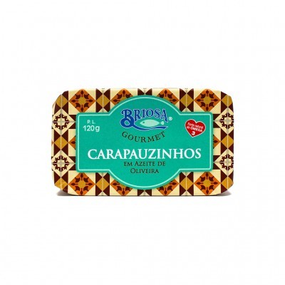 Lata de carapauzinhos em azeite de oliveira Briosa Gourmet