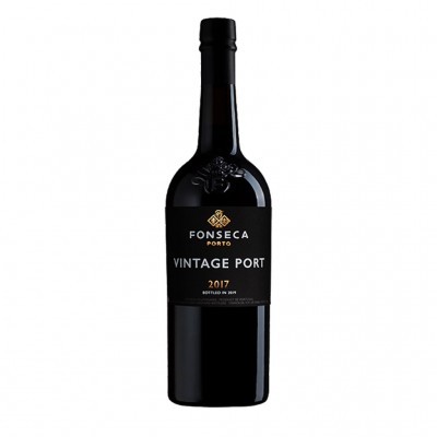 Garrafa de vinho do porto Fonseca Vintage Port 2017