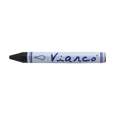 Lápis de cera preto com rótulo Viarco