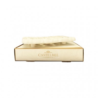 Sabonete branco floral em caixa creme CASTELBEL PORTO