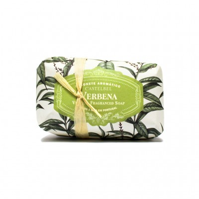 Sabonete Castelbel Verbena com embalagem decorada e fita bege