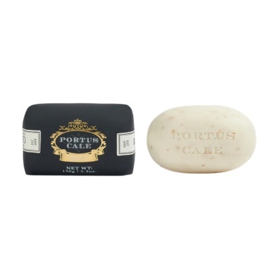 Sabonete creme com embalagem preta Portus Cale