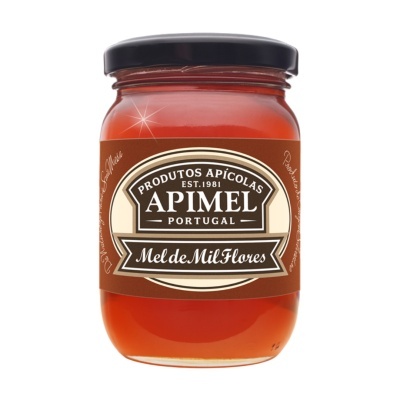 Frasco de mel Apimel Portugal Mil Flores