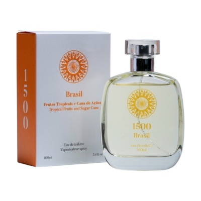 Frasco e caixa de perfume 1500 Brasil eau de toilette 100ml