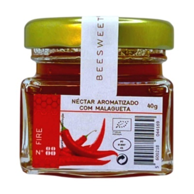 Frasco de néctar com malagueta