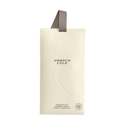 Sachet perfumado creme PORTUS CALE com fita cinzenta