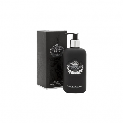 Bálsamo de mão e corpo Portus Cale Black Adveture embalagem preta