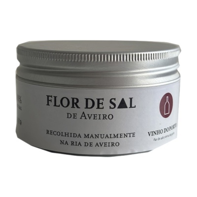 Embalagem metálica com Flor de Sal de Aveiro