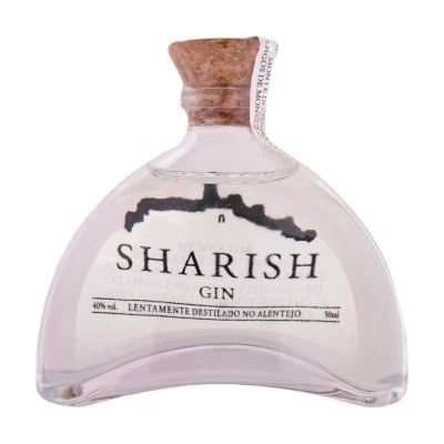 Garrafa de vidro com rolha de cortiça de gin SHARISH