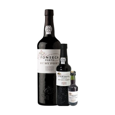 Três garrafas de vinho do Porto Fonseca