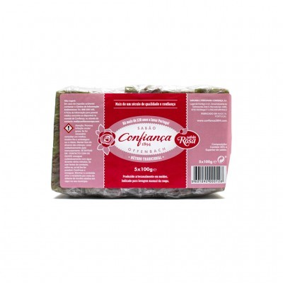 Pacote com seis barras de sabão Confianca Offenbach 100g cada