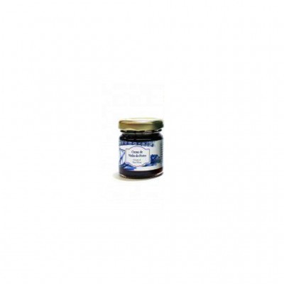 Frasco pequeno de vidro com embalagem Creme de Mirtilo do Porto