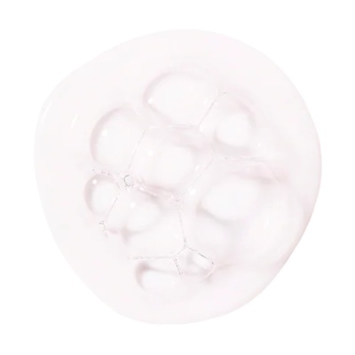 Espuma branca com bolhas e textura espumosa
