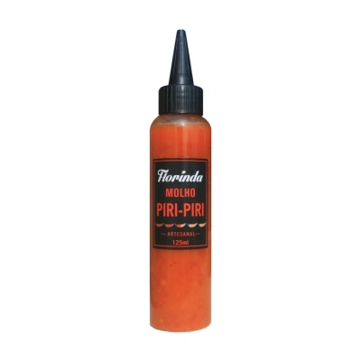 Garrafa plástica de molho Piri-Piri artesanal Florinda de 125ml