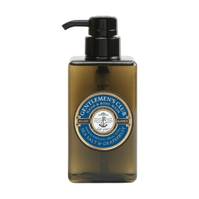 Frasco de sabonete líquido GENTLEMENS CLUB SEA SALT & GRAPEFRUIT