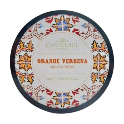Etiqueta redonda colorida CASTELBEL ORANGE VERBENA