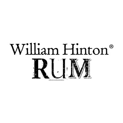 Texto preto William Hinton RUM em fundo branco
