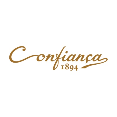 Logótipo Confiança 1894 castanho em fundo branco