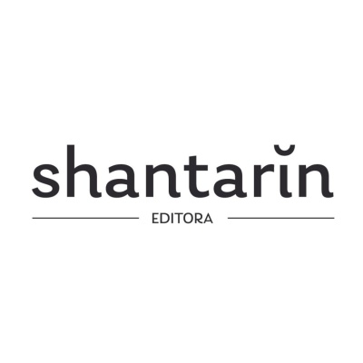 Logótipo da editora shantarín em preto sobre fundo branco