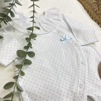 Babygrow&#x20;algod&#x00E3;o&#x20;&#x00E0;s&#x20;bolinhas