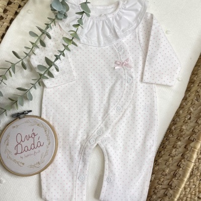 Babygrow&#x20;algod&#x00E3;o&#x20;&#x00E0;s&#x20;bolinhas