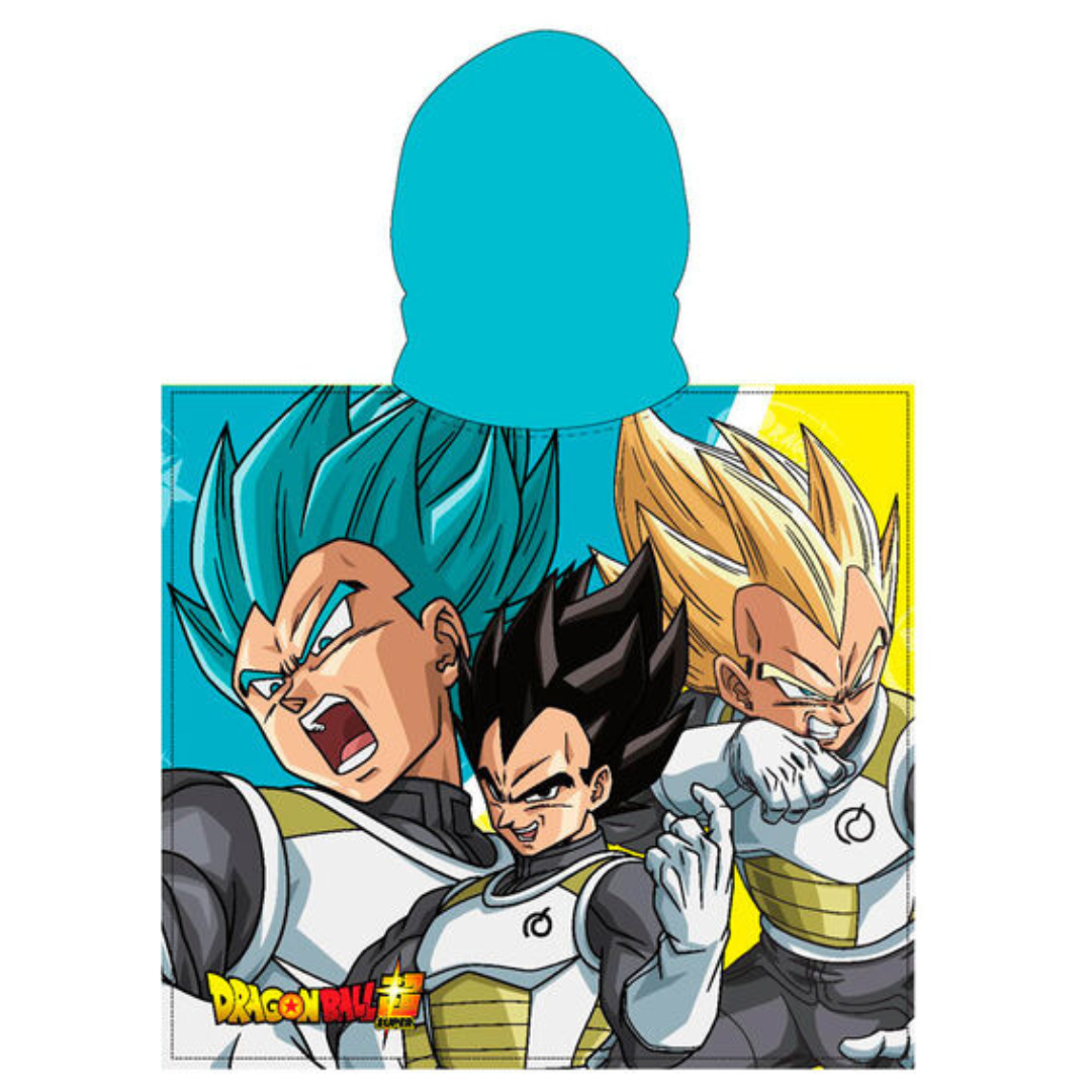 Capa de tecido com estampa de personagens Dragon Ball