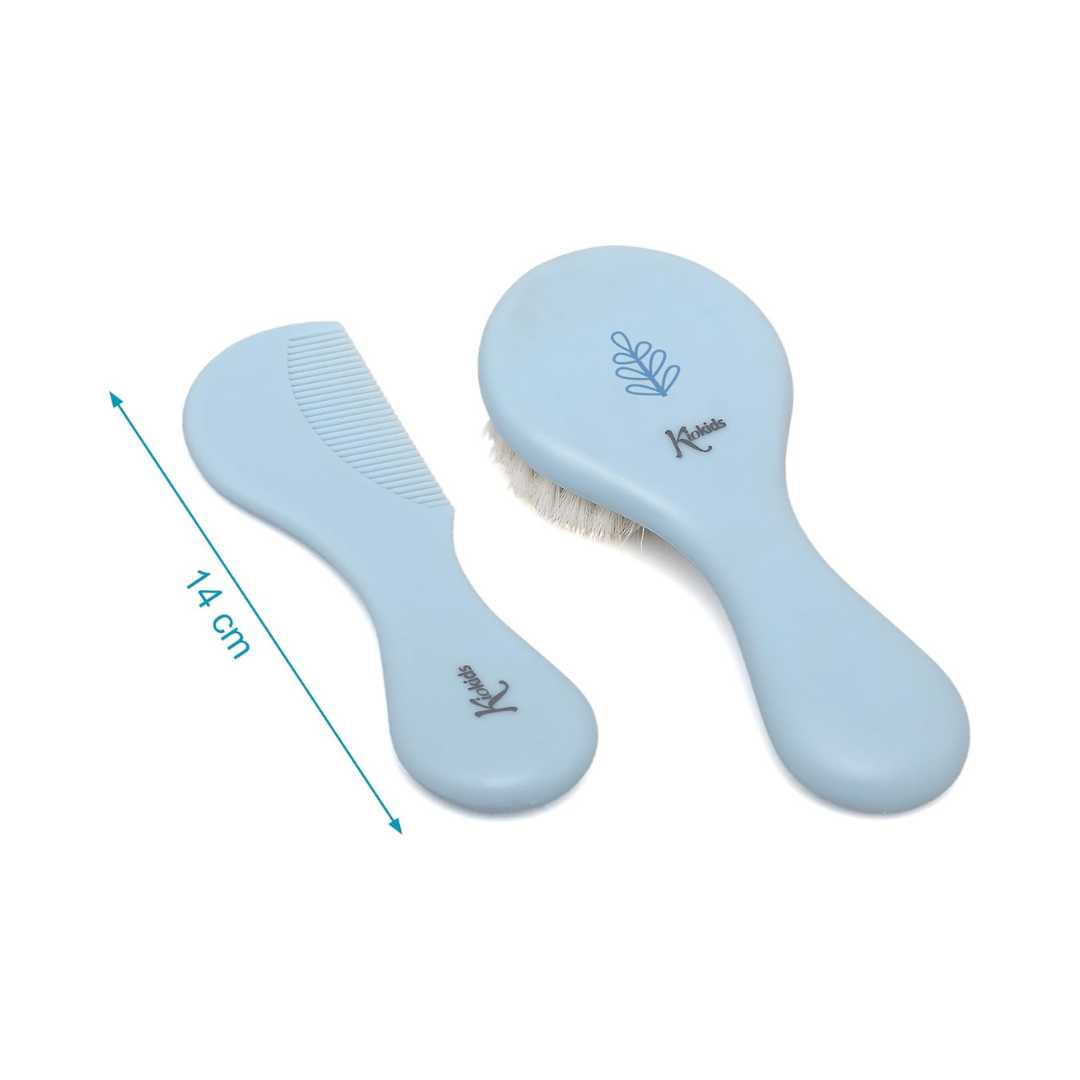 Conjunto infantil azul com escova e pente K kids