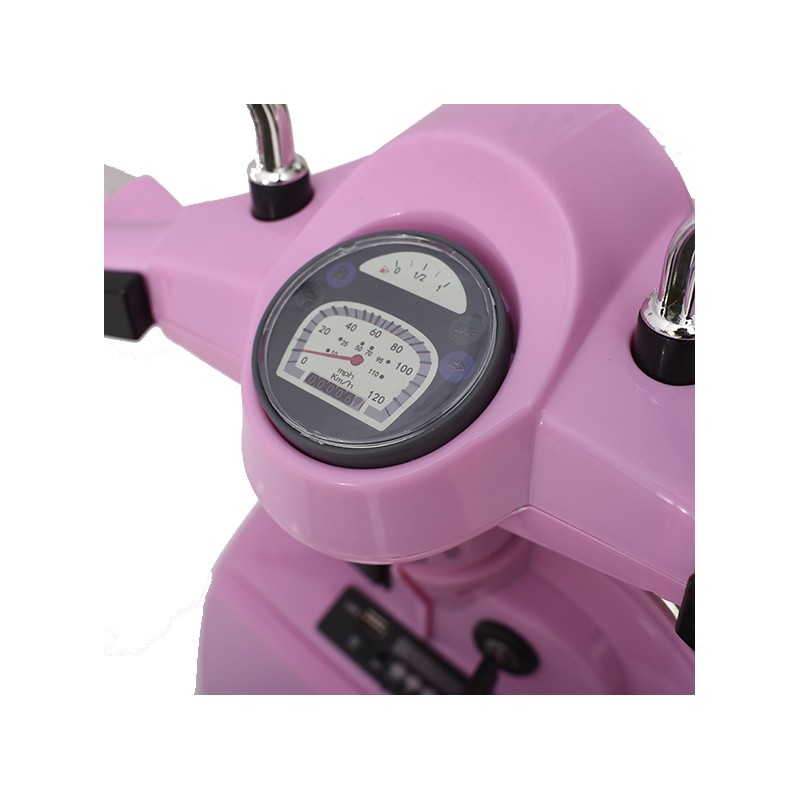 Painel de velocímetro de scooter rosa