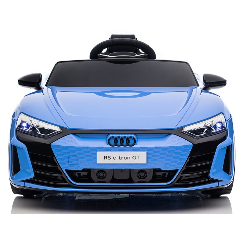 Carro infantil elétrico azul inspirado no Audi RS e-tron GT