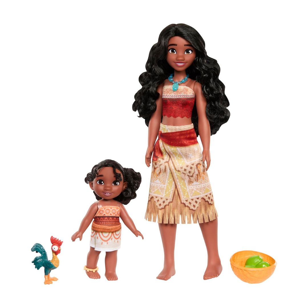 Conjunto de bonecas Moana com acessórios