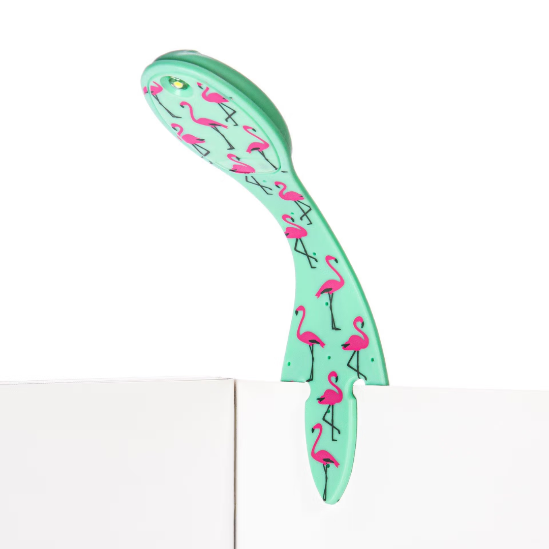 Isca para fly trap verde com flamingos cor-de-rosa