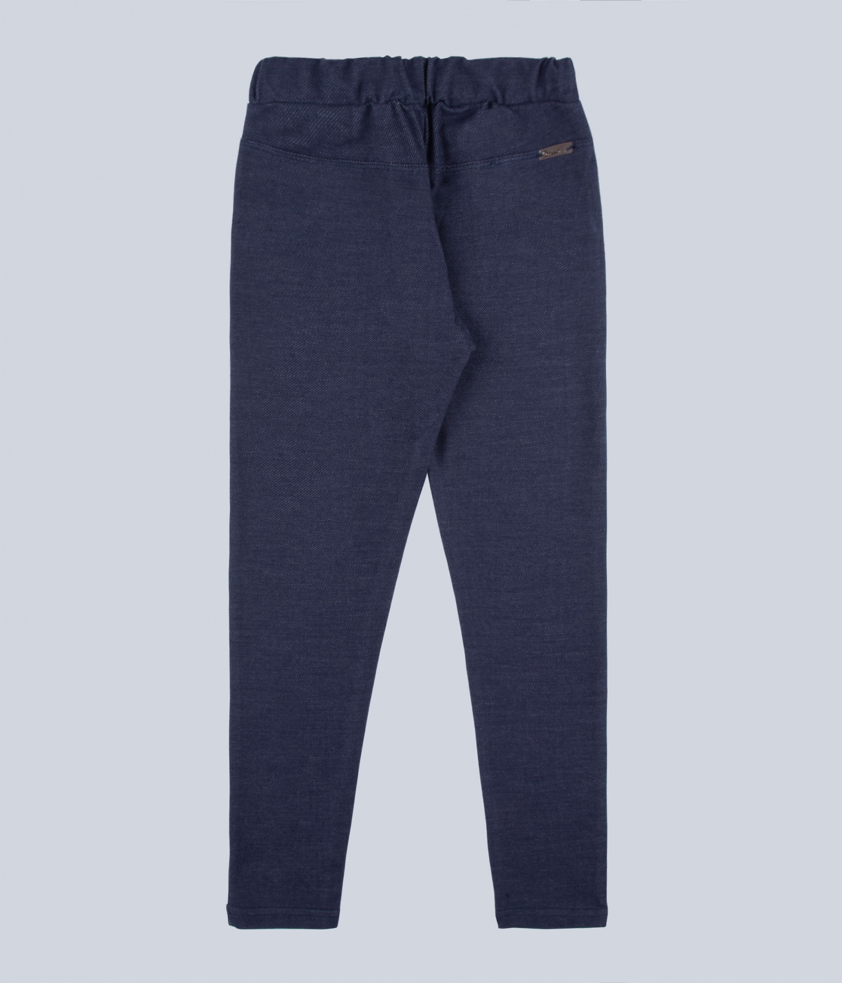 Calças compridas de criança azul escuro com bolso