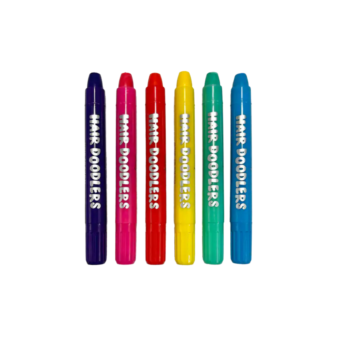 Conjunto de seis lápis de cera coloridos HAIR DOODLERS