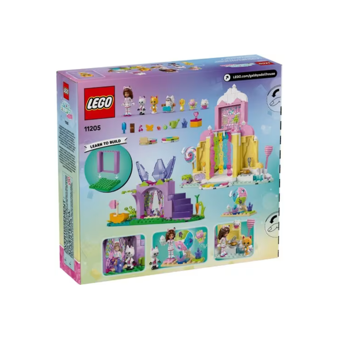 Caixa do conjunto LEGO 11205 com figuras e peças coloridas para montar um cenário fantástico.