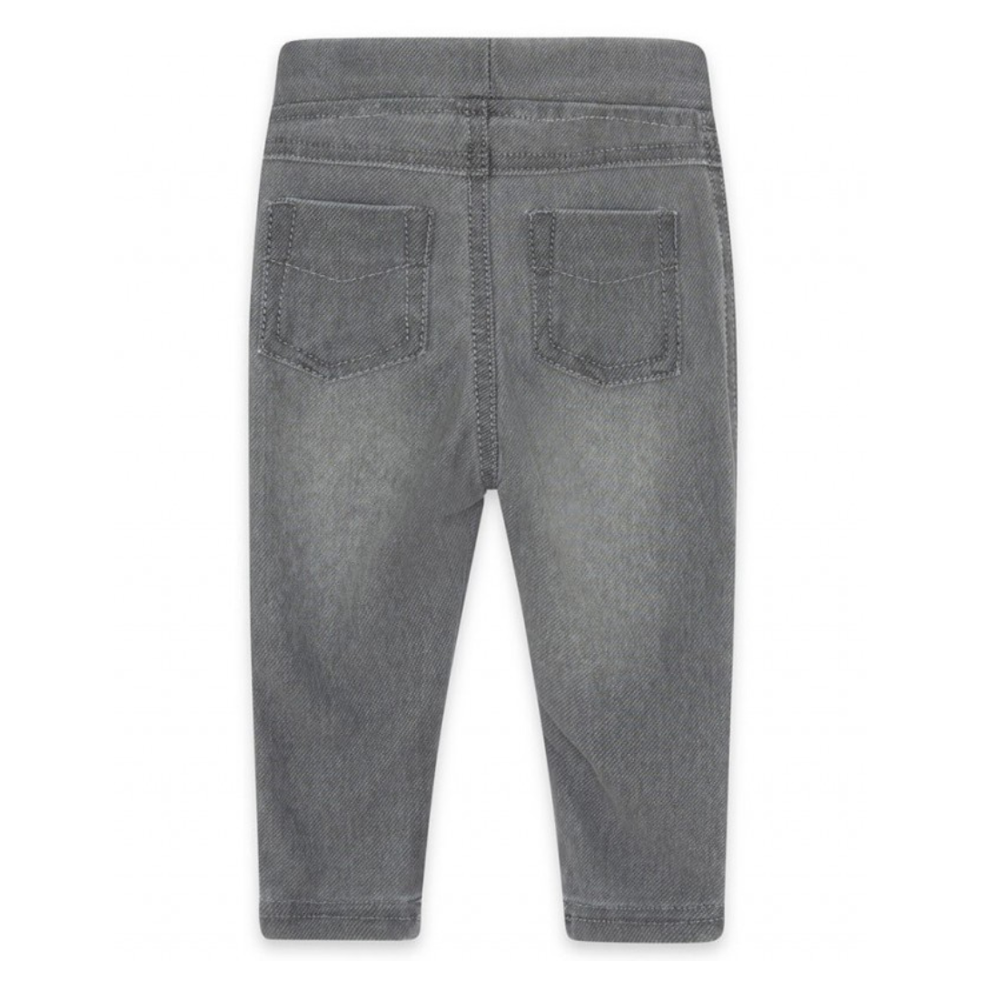 Calças de ganga cinzentas para criança, vista traseira