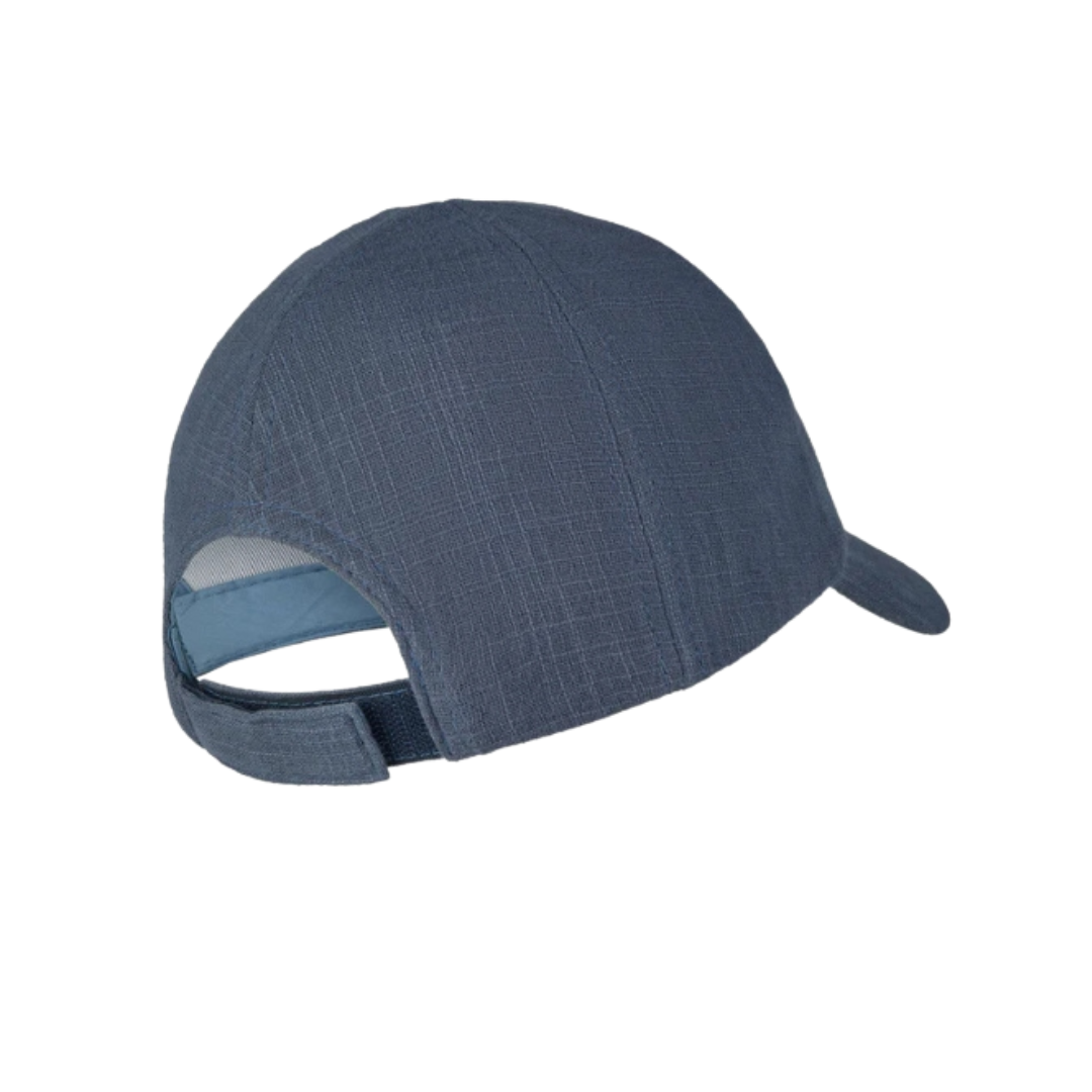 Boné azul escuro com fecho ajustável